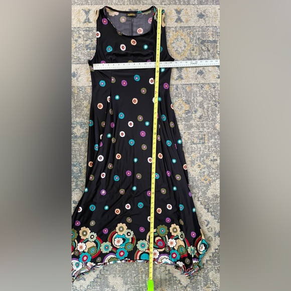 Reborn Lightweight Flow Dress Retro Floral Sleeveless Handkerchief Bottom - Picture 7 of 11